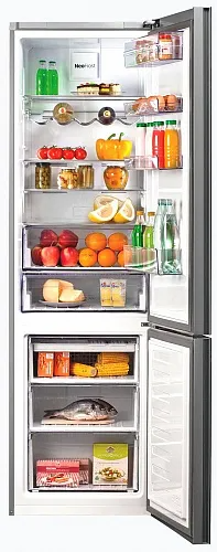 Холодильник Beko RCNK 400 E20ZGR (красное стекло,  201х60х65, 400 л, дисплей, ручки скрыты)