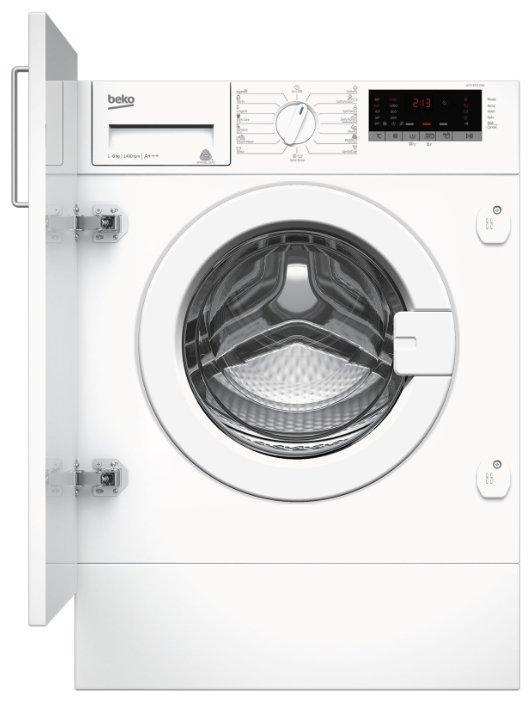 Встраиваемая стиральная машина Beko WITV 8712 X0W (белый, 82х60х57, 1400 об/мин, LCD дисплей, 15 прогр)