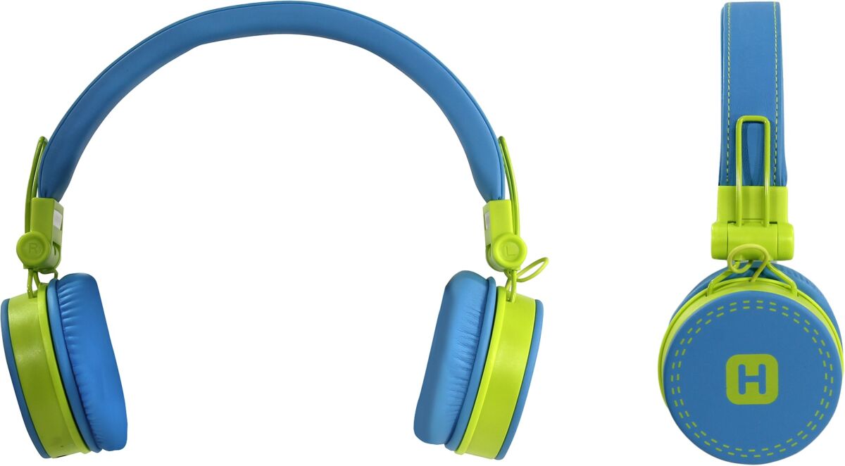 Наушники HARPER KIDS НВ-202 yellow (Bluetooth наушники до 10 м, микрофон, регулировка громкости)