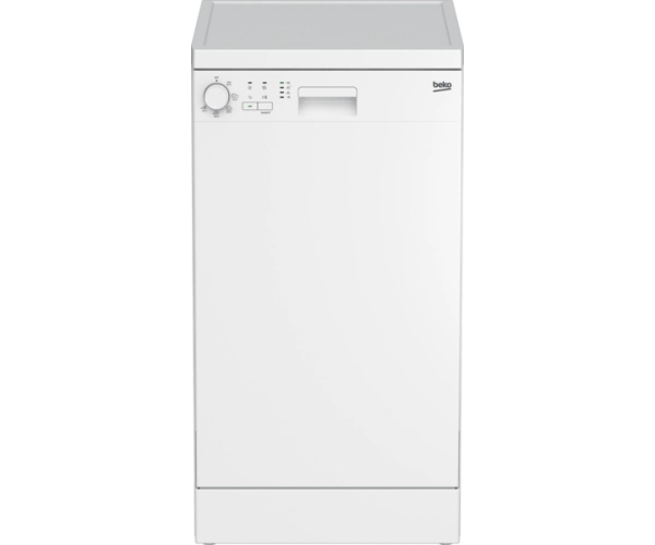 Посудомоечная машина Beko DFS 05020 W (белый, 10 персон, 85х45х60, 5 прог, без дисплея, A++)