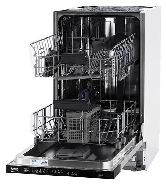 Встраиваемая посудомоечная машина Beko DIS 26012 (белый, 82х45х55, 10 персон, 6 прогр. , А+)
