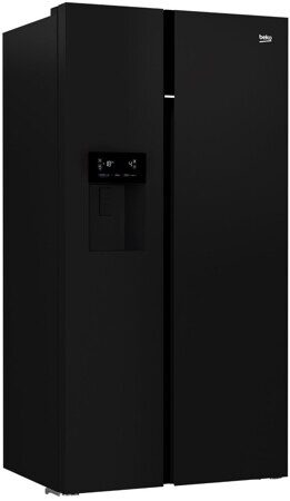Холодильник Beko GN 162333 ZGB  (цв.черный, 179х91х72 см, 544 л, дисплей,диспенсер, Турция)