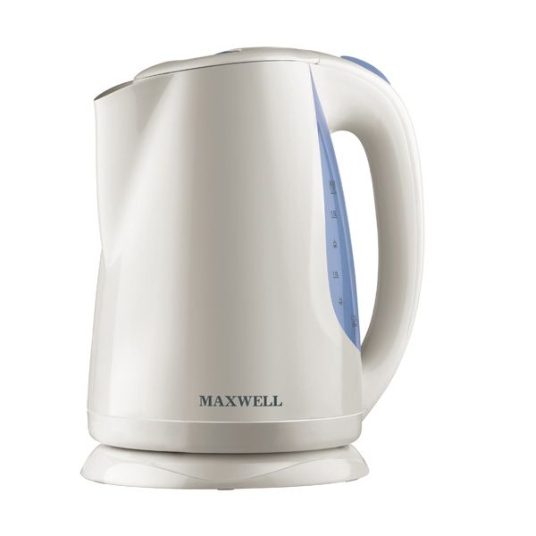 Чайник электрический Maxwell MW-1004 W Мощность 2200Вт. Объем 1,7 литра, Материал пластик. Цвет белый.