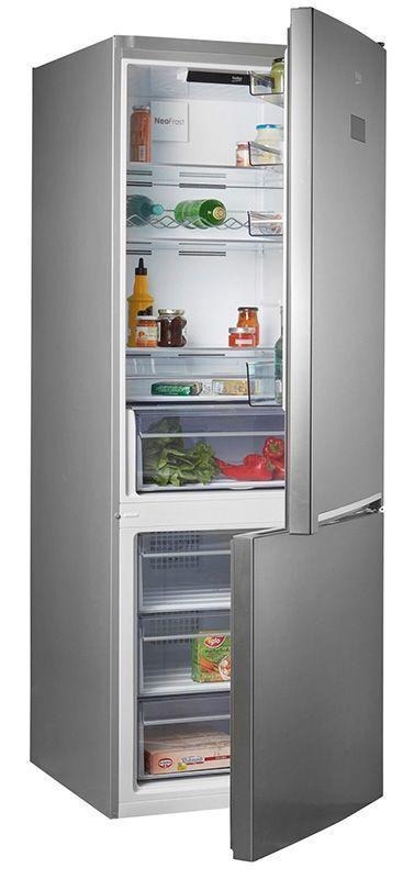 Холодильник Beko RCNE 560 E40ZXPN (серый, 192x70x74, 501 л, дисплей)