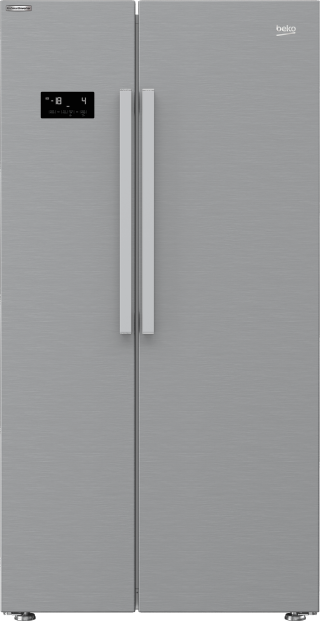 Холодильник Beko GN 164021 XB (цв.серый, 179x91x71 cм, 573 л, дисплей, диспенсер, Турция)