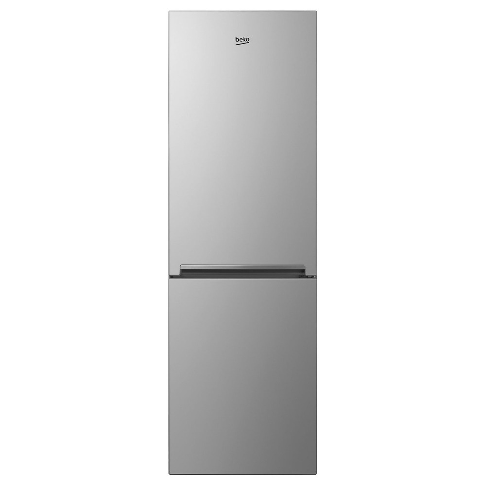Холодильник Beko RCNK 321 K20S (серый, 186х60х60, 277 л, скрытые ручки)