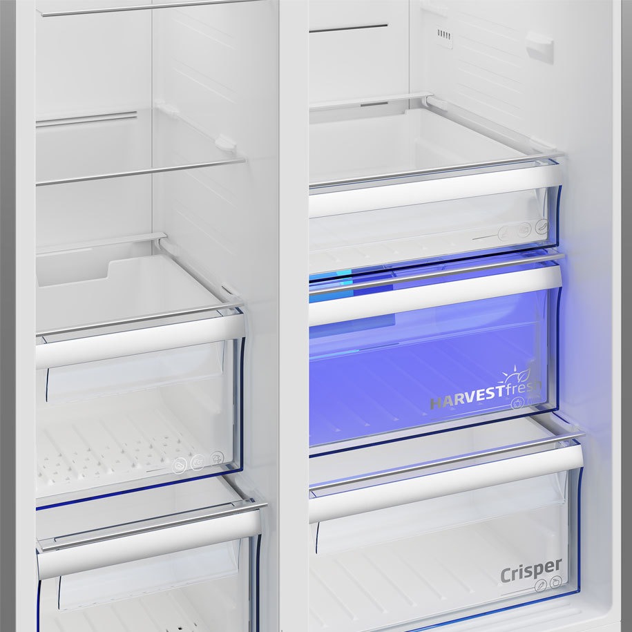 Холодильник Beko GN 162341 XBN (цв.серый,  179x91x71 см, 571 л, дисплей, диспенсер, Турция)