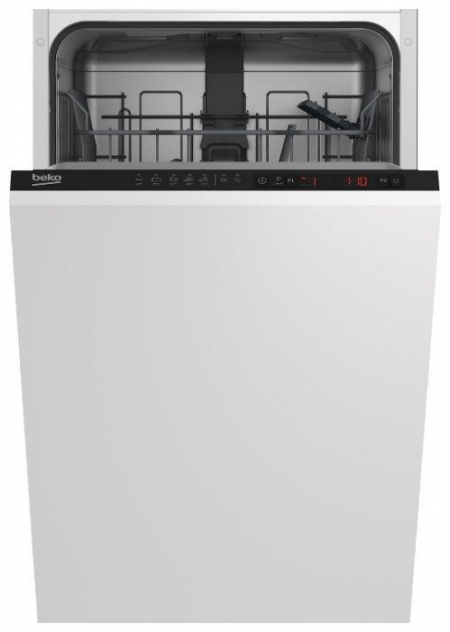 Встраиваемая посудомоечная машина Beko DIS 25010 (белый, 82х45х55, 10 персон, 5 прогр. , А+)