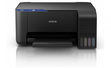 МФУ Epson L3101 (Printer-copier-scaner, A4, 33/15ppm (Black/Color), 69sec/photo, 64-256g/m2, 5760x1440dpi, 600×1200 scaner, USB) Ресурс стартового наб